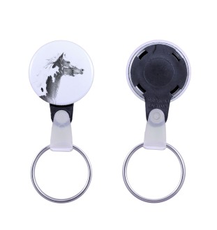 American Paint Horse - unique keychain with a horse picture, handmade product, light and handy pendant from Art-Dog brand