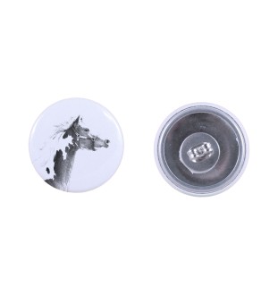 American Paint Horse - earrings your photo, handmade, jewelry handcrafted by Art-Dog brand