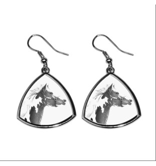 American Paint Horse - earrings with a horse, hanging earrings with a picture, personalized jewelry with Art-Dog brand print