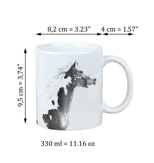 Paint Horse américain - tasse avec chien, tasse personnalisée avec impression, cadeau classique pour tous de la marque Art-Dog