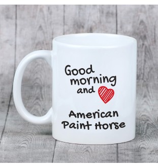 American Paint Horse - Tasse mit Hund, personalisierte Tasse mit Druck, klassisches Geschenk für jeden von der Marke Art-Dog.