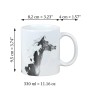 Paint Horse américain - tasse avec un cheval, une tasse charmante avec une illustration, un cadeau avec votre photo de la marque Art-Dog