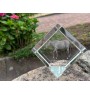 Quarter Horse américain - un cube de cristal avec une photo de cheval, une photo de cheval dans le cristal, un presse-papiers cubique de la marque Art-Dog