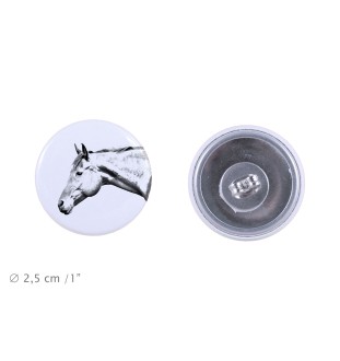 Quarter Horse américain - boucles d'oreilles votre photo, fait main, bijoux fabriqués à la main de la marque Art-Dog