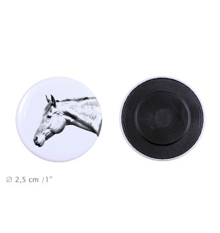 American Quarter Horse - magnet with a horse, a unique imprint of the Art-Dog horse brand