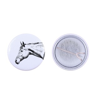 Koń American Quarter przypinka z koniem mała Art-Dog