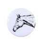 Amerikanisches Quarter Horse - Hemdverzierung, Taschenanstecker, das perfekte Geschenk mit der Möglichkeit, Ihr eigenes Markenlogo hinzuzufügen.