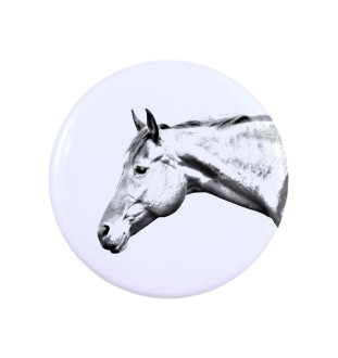 Quarter Horse américain - aimant avec cheval, empreinte exceptionnelle de cheval de la marque Art-Dog