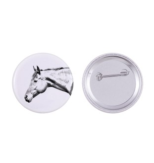 Quarter Horse américain - aimant avec cheval, empreinte exceptionnelle de cheval de la marque Art-Dog