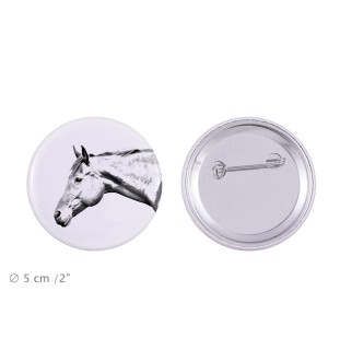 Quarter Horse américain - aimant avec cheval, empreinte exceptionnelle de cheval de la marque Art-Dog