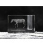 Amerikanisches Quarter Horse - Stifthalter, Kristallorganisator mit Bild eines Pferdes, einzigartige Schreibtischdekoration der Marke Art-Dog