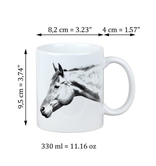 American Quarter Horse - cup with a dog, personalized cup with a print, a classic gift for everyone from the Art-Dog brand