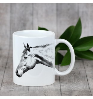 Amerikanisches Quarter Horse - Tasse mit Pferd, Tasse mit Bild, personalisiertes Geschenk der Marke Art-Dog