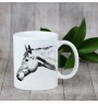 Amerikanisches Quarter Horse - Becher mit Pferd, fröhlicher Becher für Hundefreunde, personalisiertes Geschenk der Marke Art-Dog