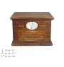 Orlov Trotter - urn for horse ashes, personalized urn with a photo, large box for horse ashes by Art-Dog brand