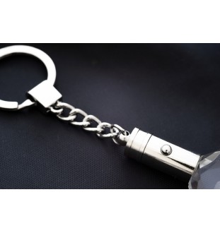 Orlov Trotter - pendant with a picture of a horse, crystal key ring in a gift box, unique gift by Art-Dog brand