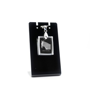 Trotteur Orlov - Crystal pendant with horse, photo necklace, unique jewellery by Art-Dog