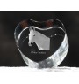 Orlov Trotter - a photo of a horse in crystal, a crystal heart, a unique frame with a photo from the Art-Dog brand