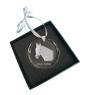 Orlow-Trotter - Kristallkugel mit einem Foto, Pferdefoto im Kristall, personalisierter Weihnachtsbaumanhänger von der Marke Art-Dog