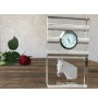 Trotteur Orlov - horloge en verre avec photo, photo de cheval dans un cristal, horloge de bureau personnalisée de la marque Art-Dog