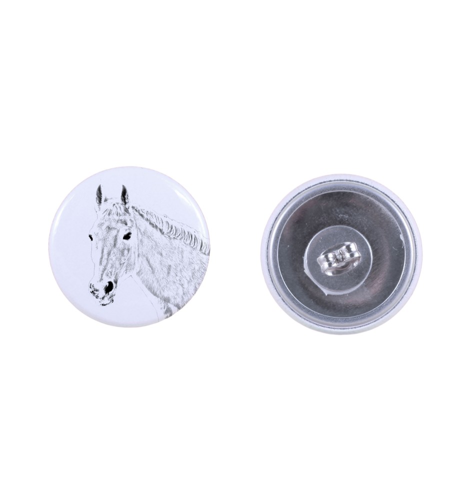 Orlov Trotter - earrings your photo, handmade, jewelry handcrafted by Art-Dog brand