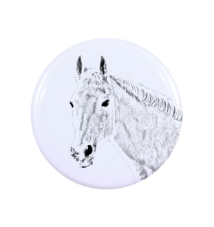 Orlow-Trotter - Magnet mit Pferd, ein einzigartiges Abdruck des Pferdes der Marke Art-Dog