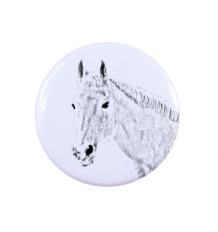 Orlov Trotter - collector's ring with a horse portrait, handmade product, Art-Dog brand