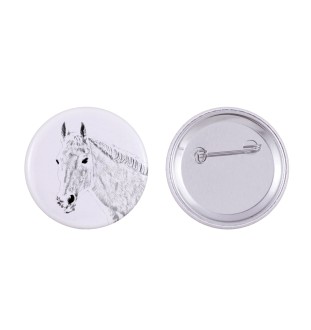 Trotteur Orlov - aimant avec cheval, empreinte exceptionnelle de cheval de la marque Art-Dog