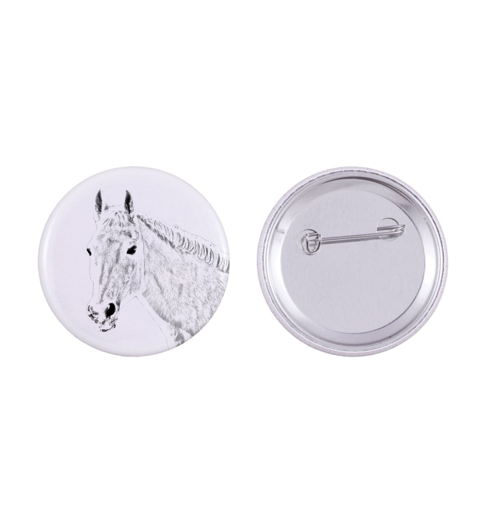 Trotteur Orlov - aimant avec cheval, empreinte exceptionnelle de cheval de la marque Art-Dog