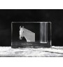 Orlov Trotter - Pen stand, crystal organiser with picture of a horse, unique desk decoration by Art-Dog brand