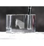 Orlov Trotter - Pen stand, crystal organiser with picture of a horse, unique desk decoration by Art-Dog brand