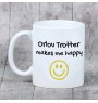 Trotteur Orlov - tasse avec un cheval, une tasse joyeuse pour les amoureux des chiens, un cadeau personnalisé de la marque Art-Dog