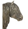 Poney Fell-Tinker-Gitan-Cob irlandais - une grande statuette avec un cheval, un buste sur un socle en pierre, un prix prestigieux dans le concours de la marque Art-Dog