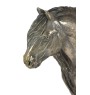 Fell pony-Tinker-Gypsy-Irish Cob - a large statuette with a horse, a bust on a stone base, a prestigious award in the Art-Dog brand competition.