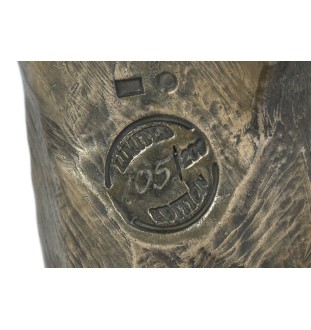 Fell pony-Tinker-Gypsy-Irish Cob - a large statuette with a horse, a bust on a stone base, a prestigious award in the Art-Dog brand competition.