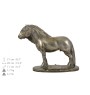 Étalon de poney Fell - une urne pour les cendres d'un cheval, une urne avec une statuette, une élégante urne avec un cheval de la marque Art-Dog