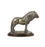 Fell Pony Stallion - horse figurine, horse silhouette on wood, prestigious award in the Art-Dog brand competition
