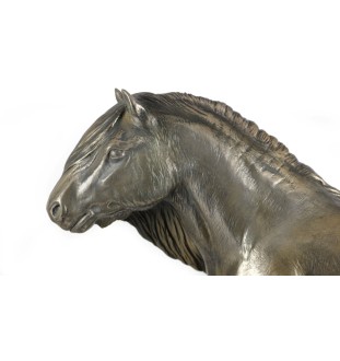 Fell Pony Stallion - horse figurine, horse silhouette on wood, prestigious award in the Art-Dog brand competition