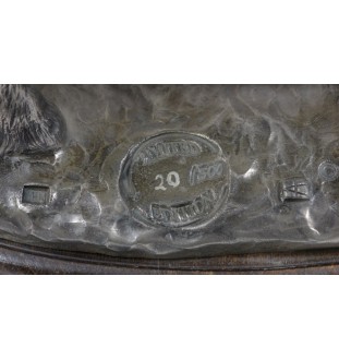 Fell Pony Stallion - horse figurine, horse silhouette on wood, prestigious award in the Art-Dog brand competition