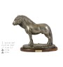Fell Pony Stallion - horse figurine, horse silhouette on wood, prestigious award in the Art-Dog brand competition