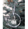 Italian Pointing Dog, Bracco Italiano, Italian Pointer - crystal bauble with a photo, dog photo in crystal, personalized Christmas tree ornament by Art-Dog brand