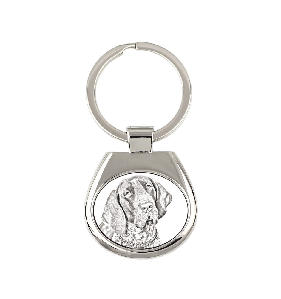 Italian Pointing Dog, Bracco Italiano, Italian Pointer - keychain with a dog, keychain with a print, personalized pendant from the Art-Dog brand