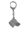 Vizsla, Hungarian Short-haired Pointer - Silver-plated key ring with dog, handbag decoration, backpack pendant by Art-Dog brand