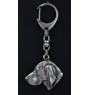 Vizsla, Hungarian Short-haired Pointer - Silver-plated key ring with dog, handbag decoration, backpack pendant by Art-Dog brand