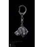 Vizsla, Hungarian Short-haired Pointer - Silver-plated key ring with dog, handbag decoration, backpack pendant by Art-Dog brand
