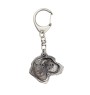 Vizsla, Hungarian Short-haired Pointer I - Silver-plated key ring with dog, handbag decoration, backpack pendant by Art-Dog brand