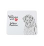Italienischer Vorstehhund, Bracco Italiano - Mauspad mit Druck, personalisiertes Mauspad mit Hund, einzigartiges Gadget für Büroangestellte von Art-Dog.