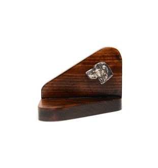 Vizsla, Hungarian Short-haired Pointer - wooden candle holder with a dog, tealight holder, a memorial place for a dog by Art-Dog brand