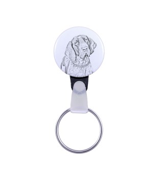 Italian Pointing Dog, Bracco Italiano, Italian Pointer - keychain with a dog portrait, pendant with the brand's own Art-Dog graphics