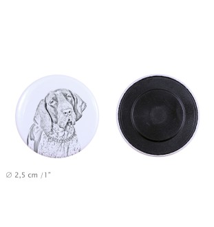 Italian Pointing Dog, Bracco Italiano, Italian Pointer - magnet with a dog's pupil, exceptionally light, strong magnet, handmade product by the Art-Dog brand